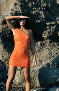MINIDRESS MONOSPALLA ORANGE